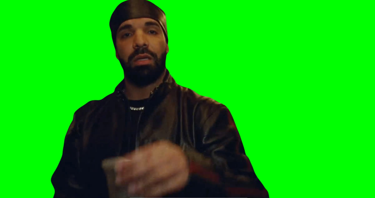 Drake "Burning Bridges" Dance meme  (Green Screen)