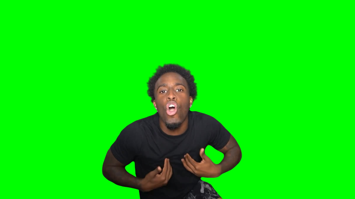 Kai Cenat "I'M CALLING THE COPS!" meme  (Green Screen)