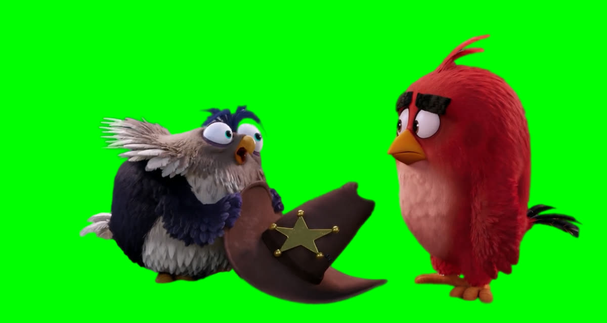 Angry Birds "You Tried to Tell Us" meme (Green Screen)