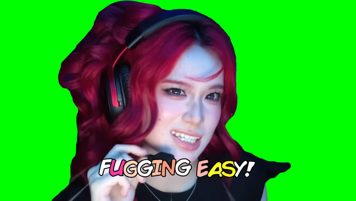 GG Fucking EZ meme - Kaien and Sugar (Green Screen)