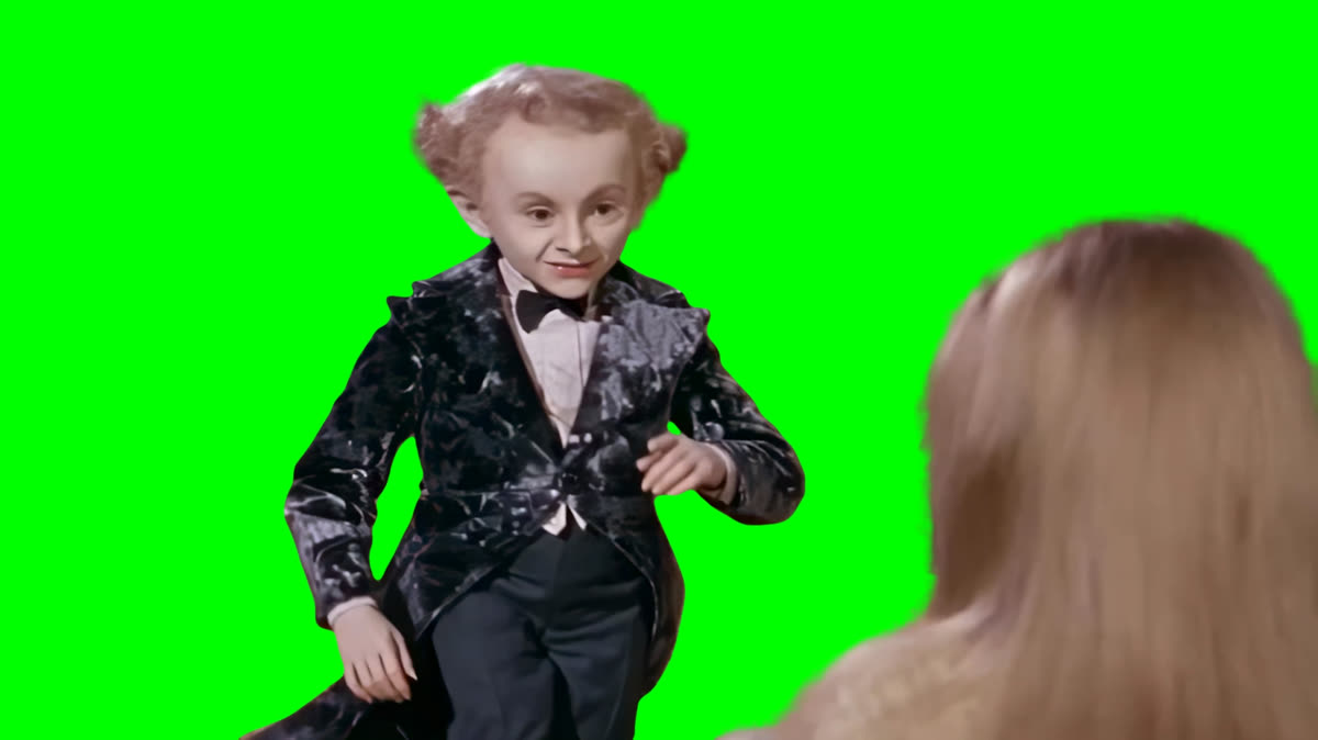 Tiptoeing In My Jordans meme - Rumpelstiltskin  (Green Screen)