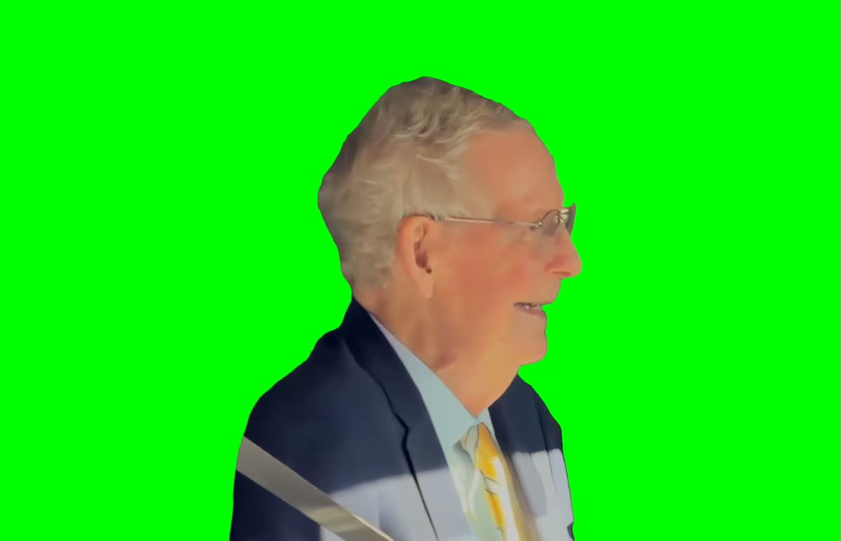 Mitch McConnell "You Feeling Good Mitch?" meme (Green Screen)