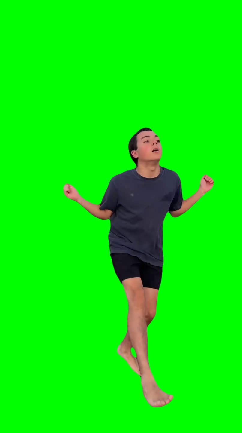 Roblox Footsteps Dance Moves meme  (Green Screen)
