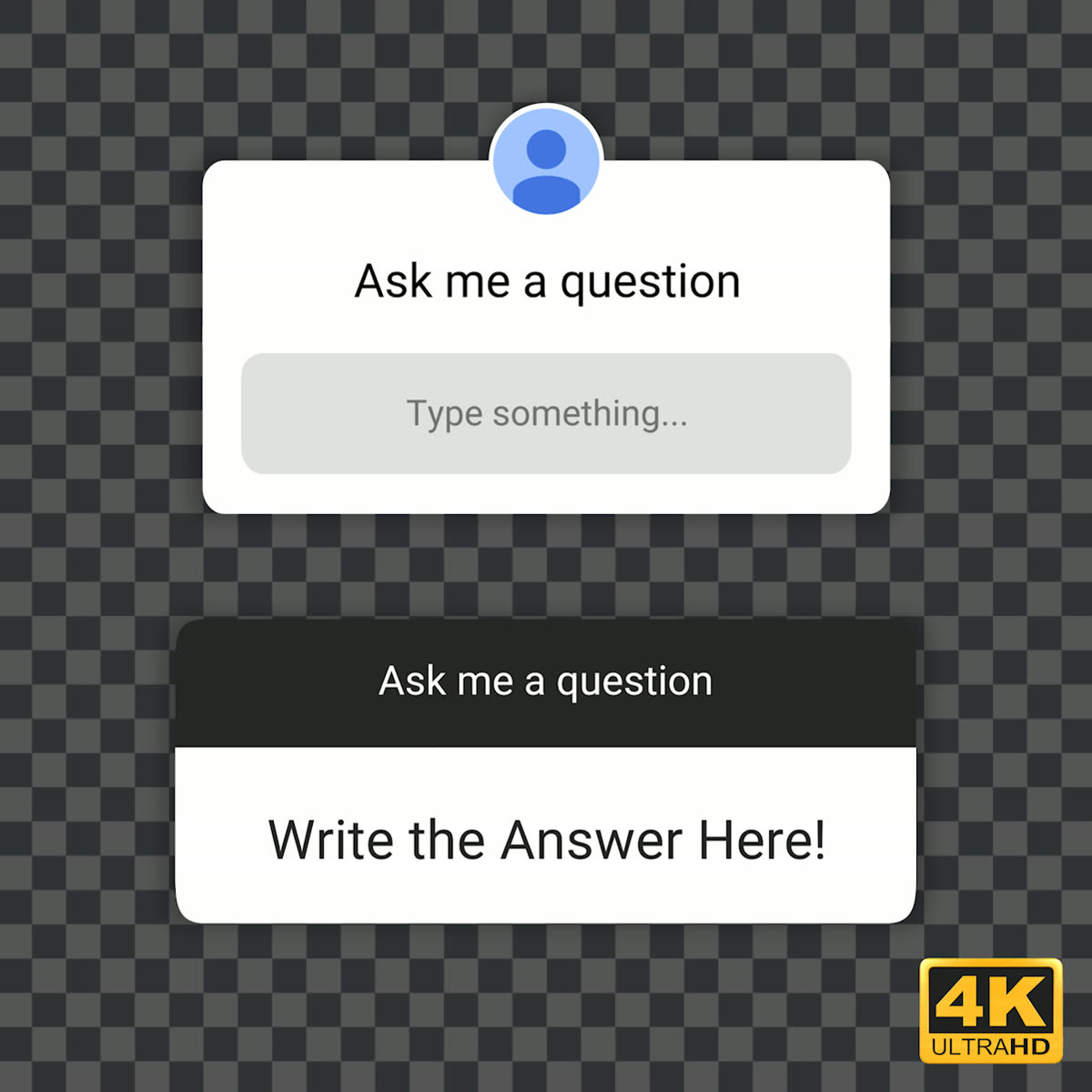 Instagram Q&A Card Template V2