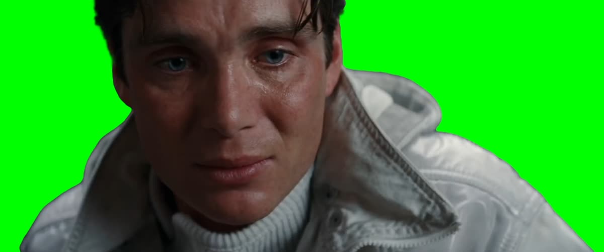 Cillian Murphy Crying meme - Inception (Green Screen)