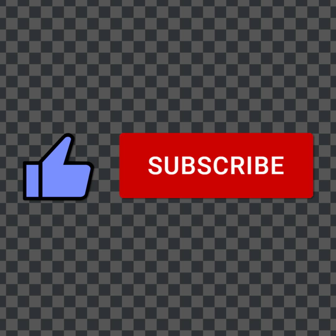 Like and Subscribe Animation