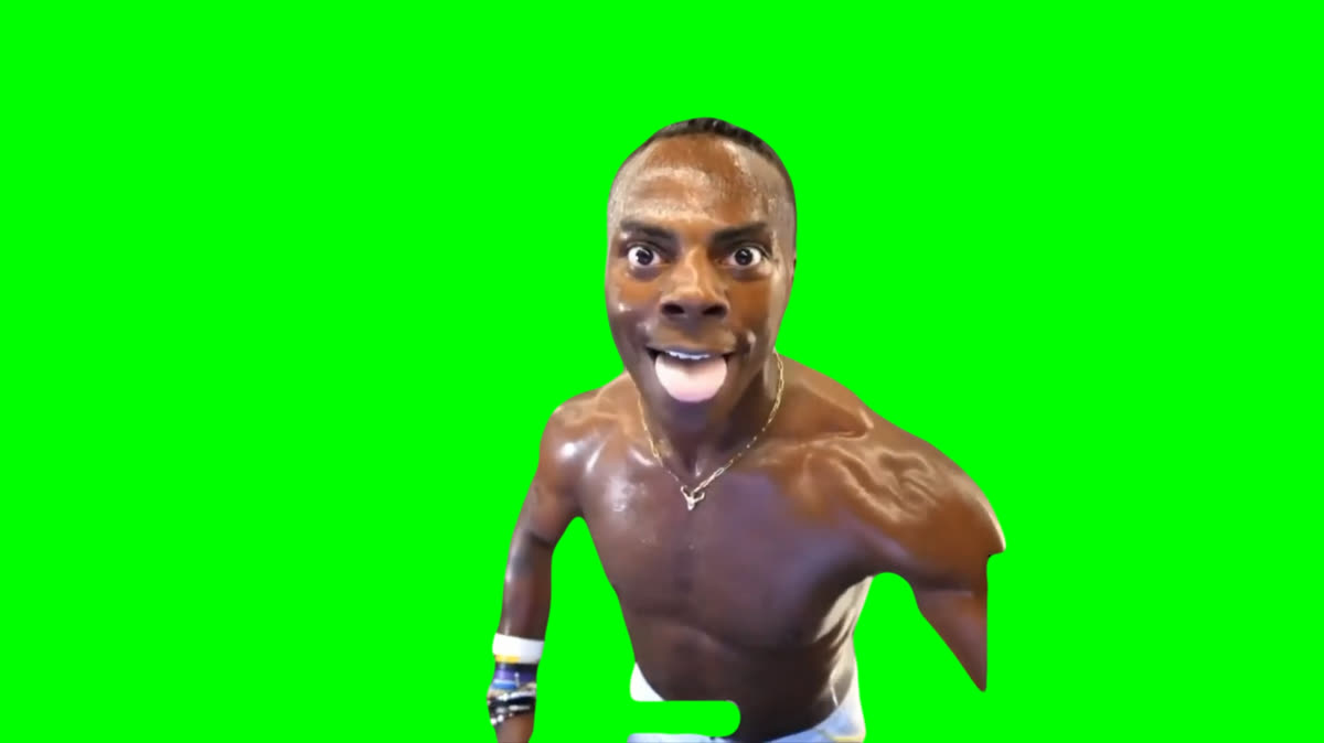 IShowSpeed Dancing to Tunak Tunak Tun meme (Green Screen)