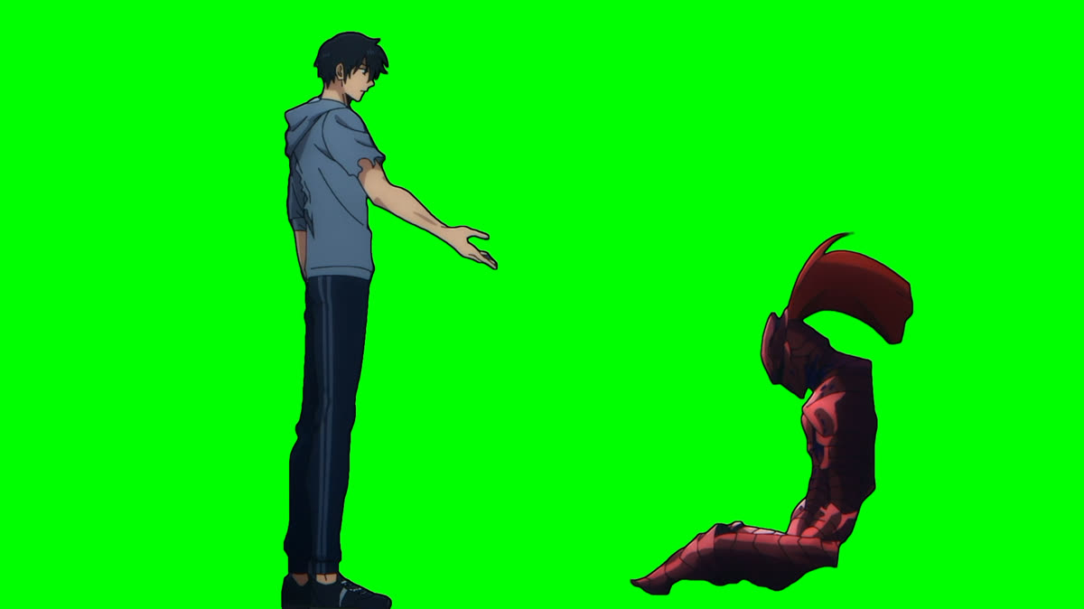 Jinwoo Summons Igris meme - Solo Leveling (Green Screen)