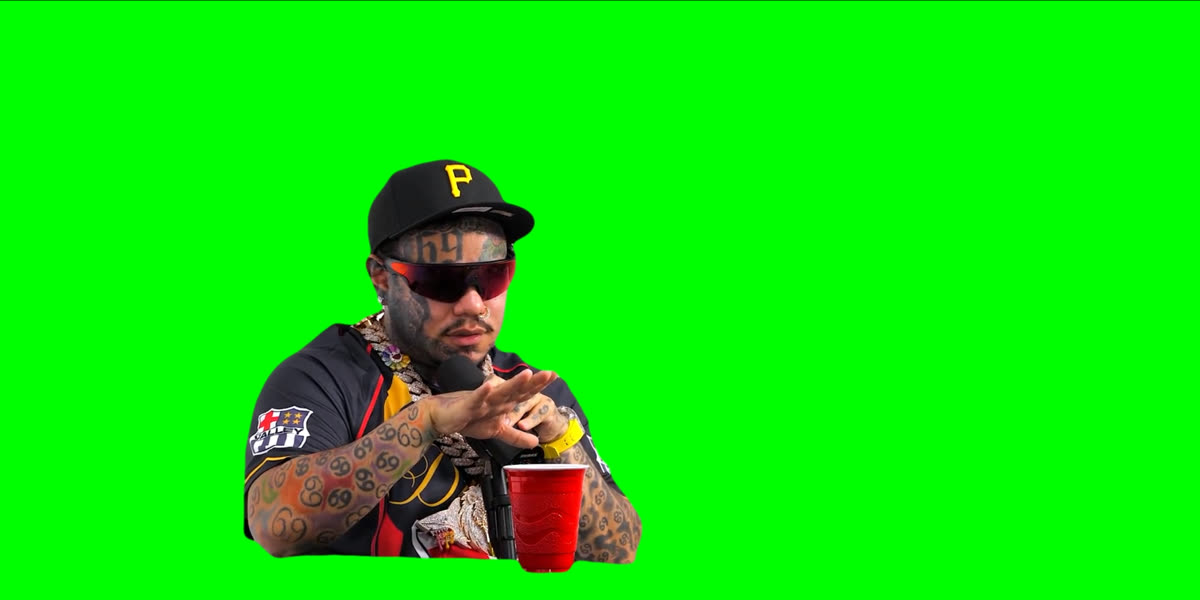 6ix9ine "How Many Mistakes Make Perfection?" meme - CONO (Green Screen)