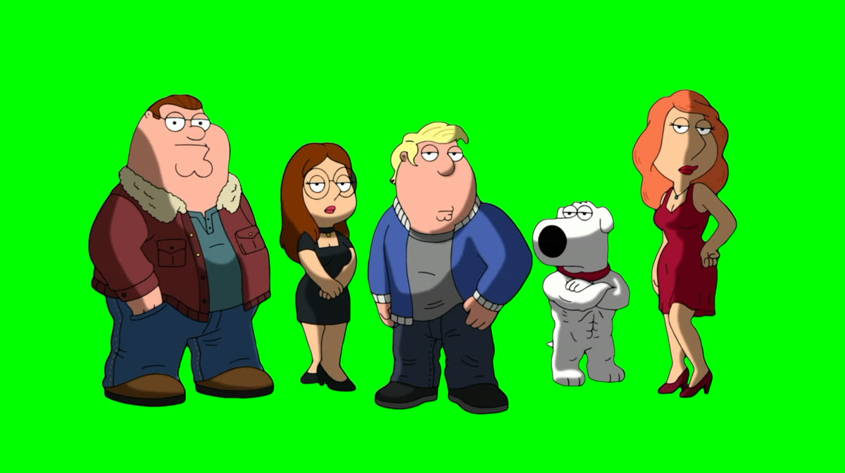 Family Guy Teen Drama Series Intro meme (Green Screen)