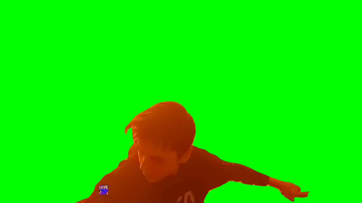 White Kid DJing in the Toilet meme (Green Screen)