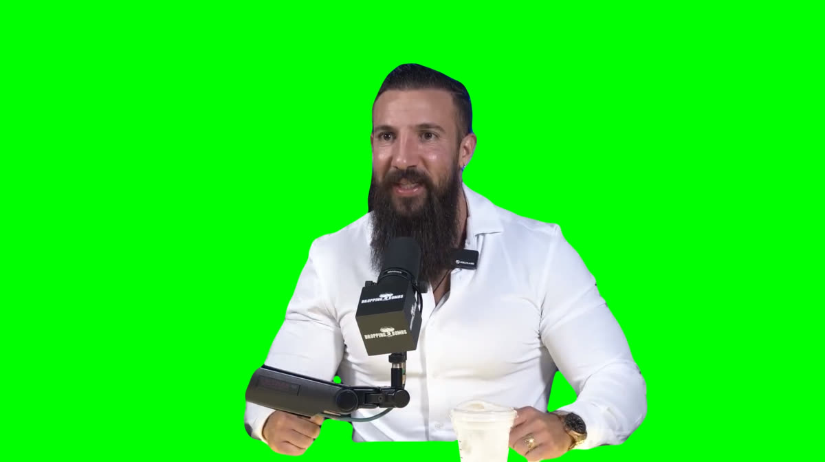 King Azoulay "Crash Your Car, YES! I DID IT!" meme (Green Screen)