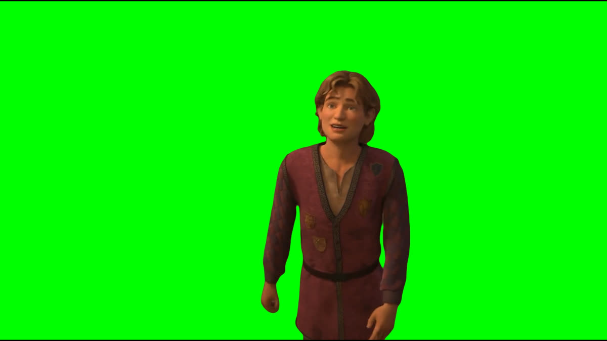 Shrek 3 "Oh Gwen I've Always Loved You" meme (Green Screen)