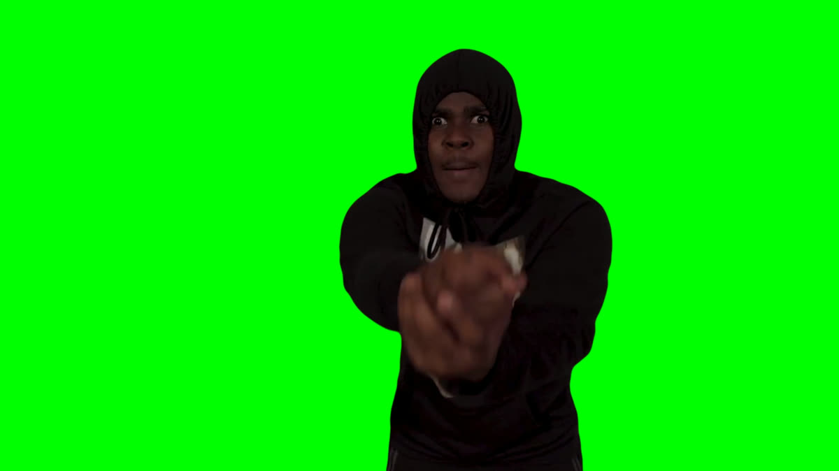 Will He Perform When He Has Money Right in Front of Him meme (Green Screen)