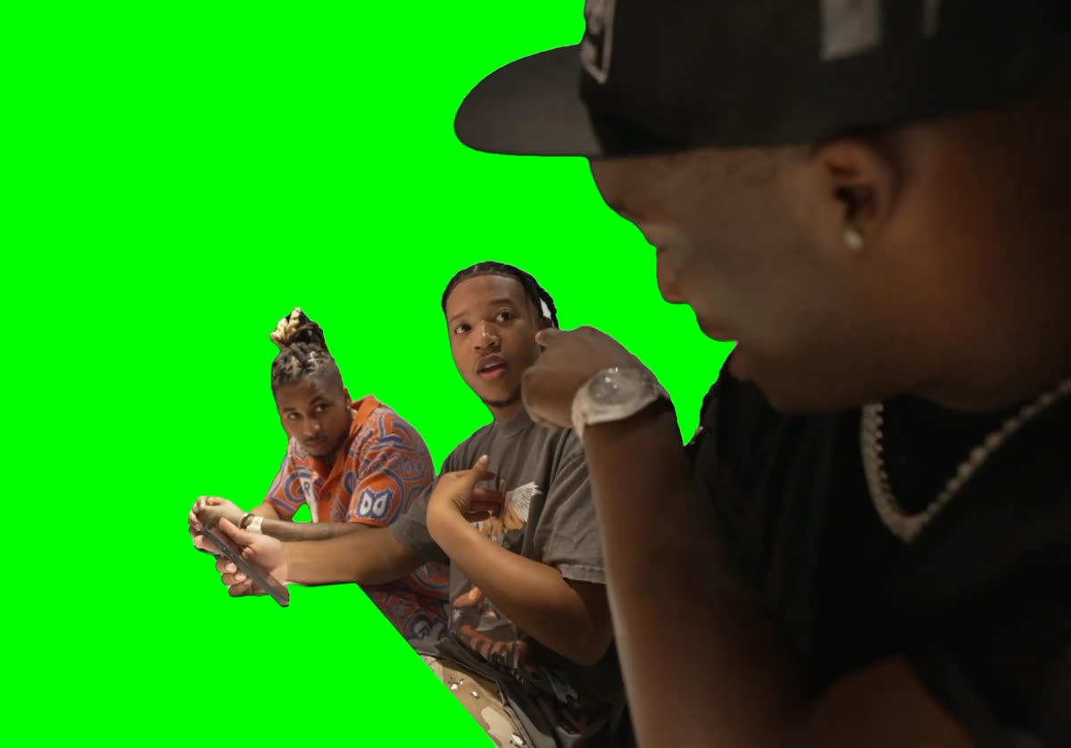DDG "You Talkin Bout Me?" meme (Green Screen)