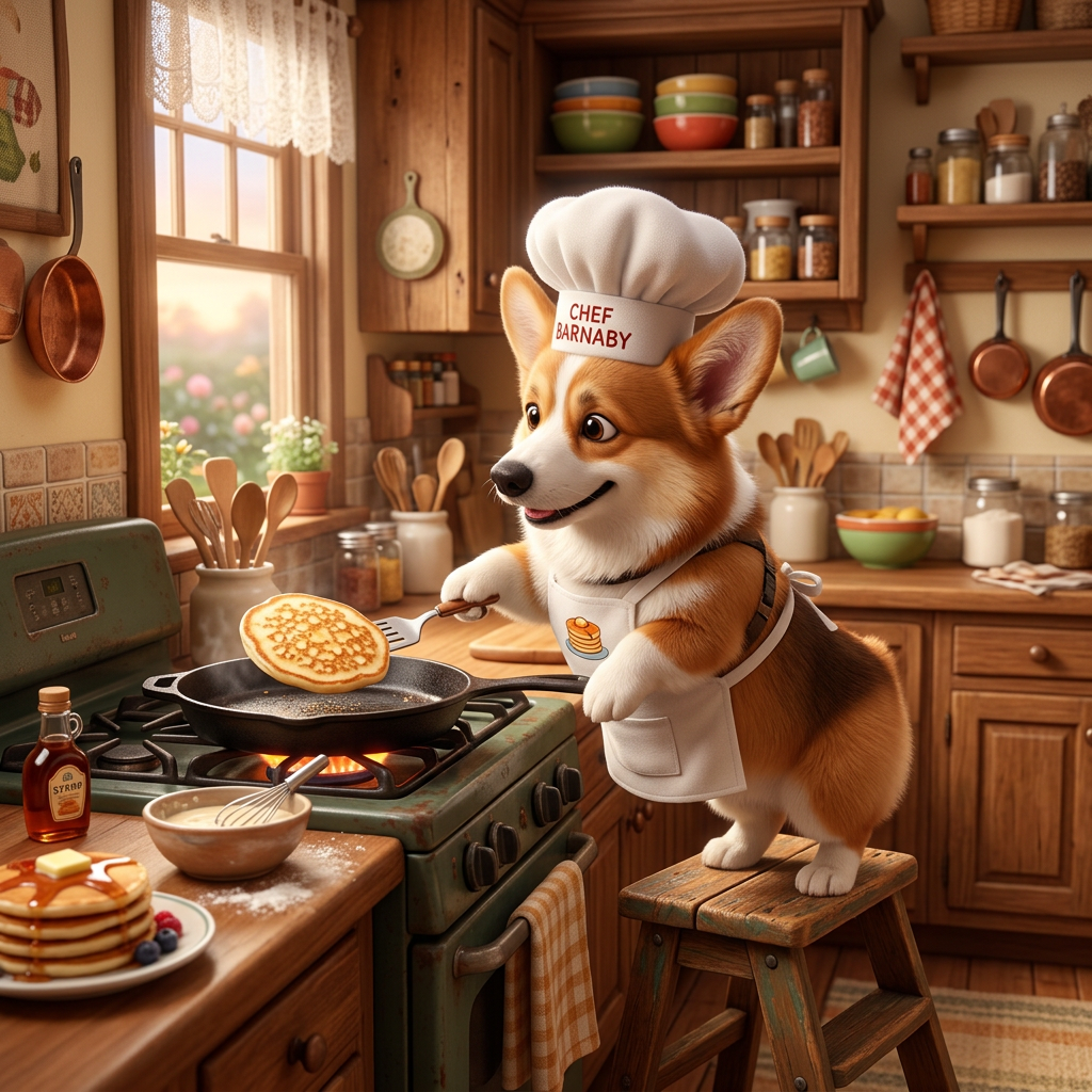Corgi chef