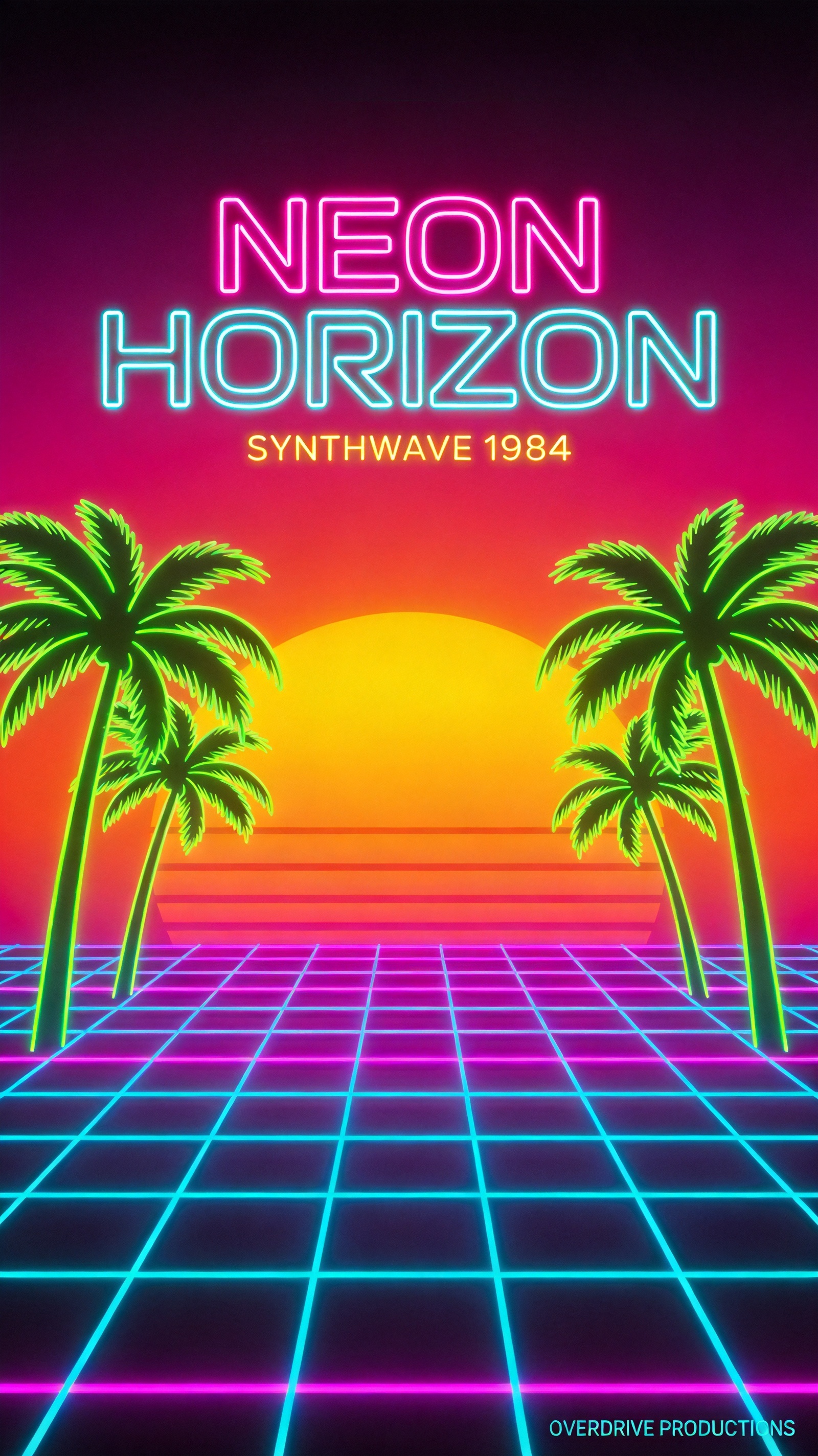 Synthwave poster