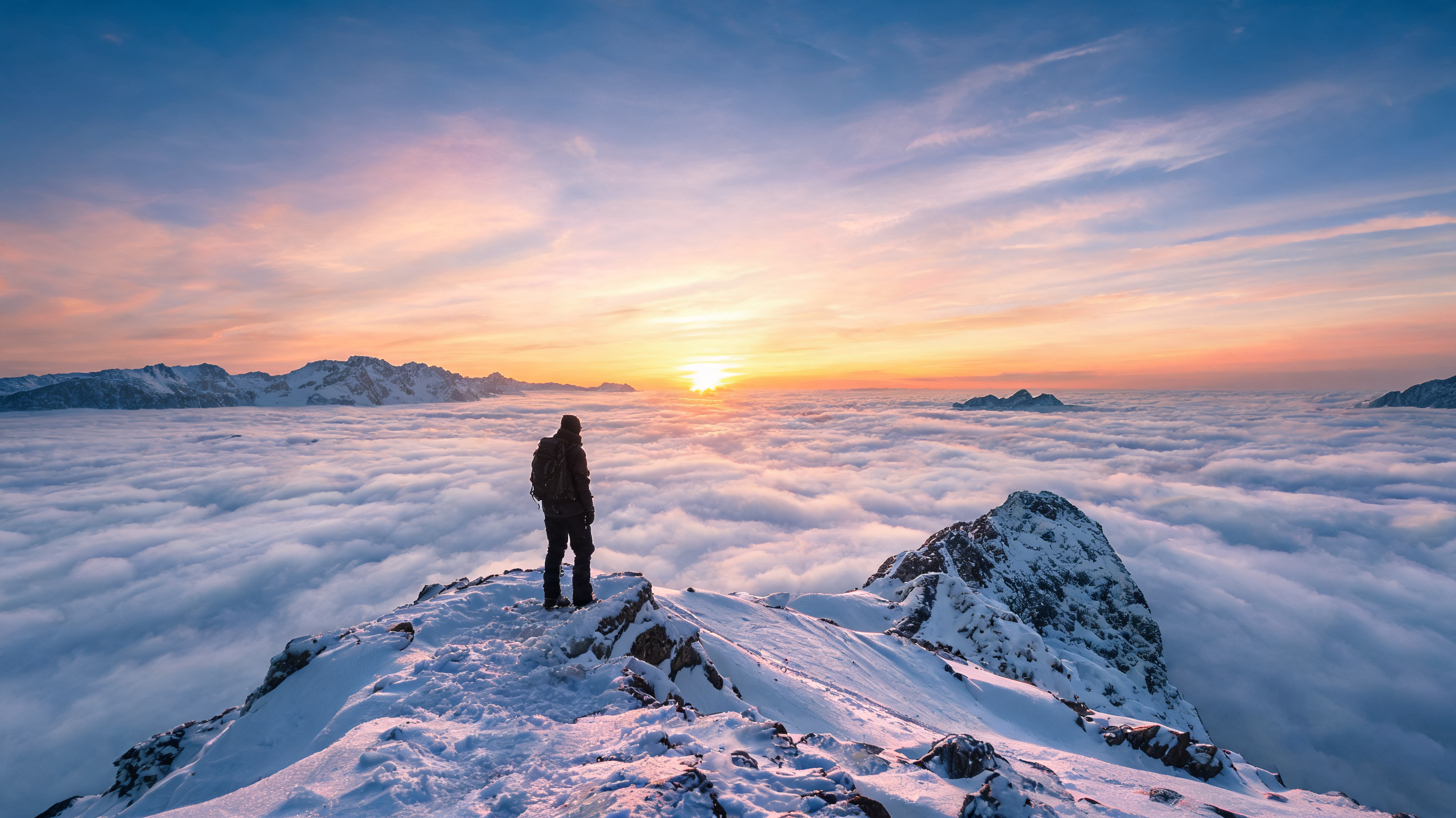 Above the clouds