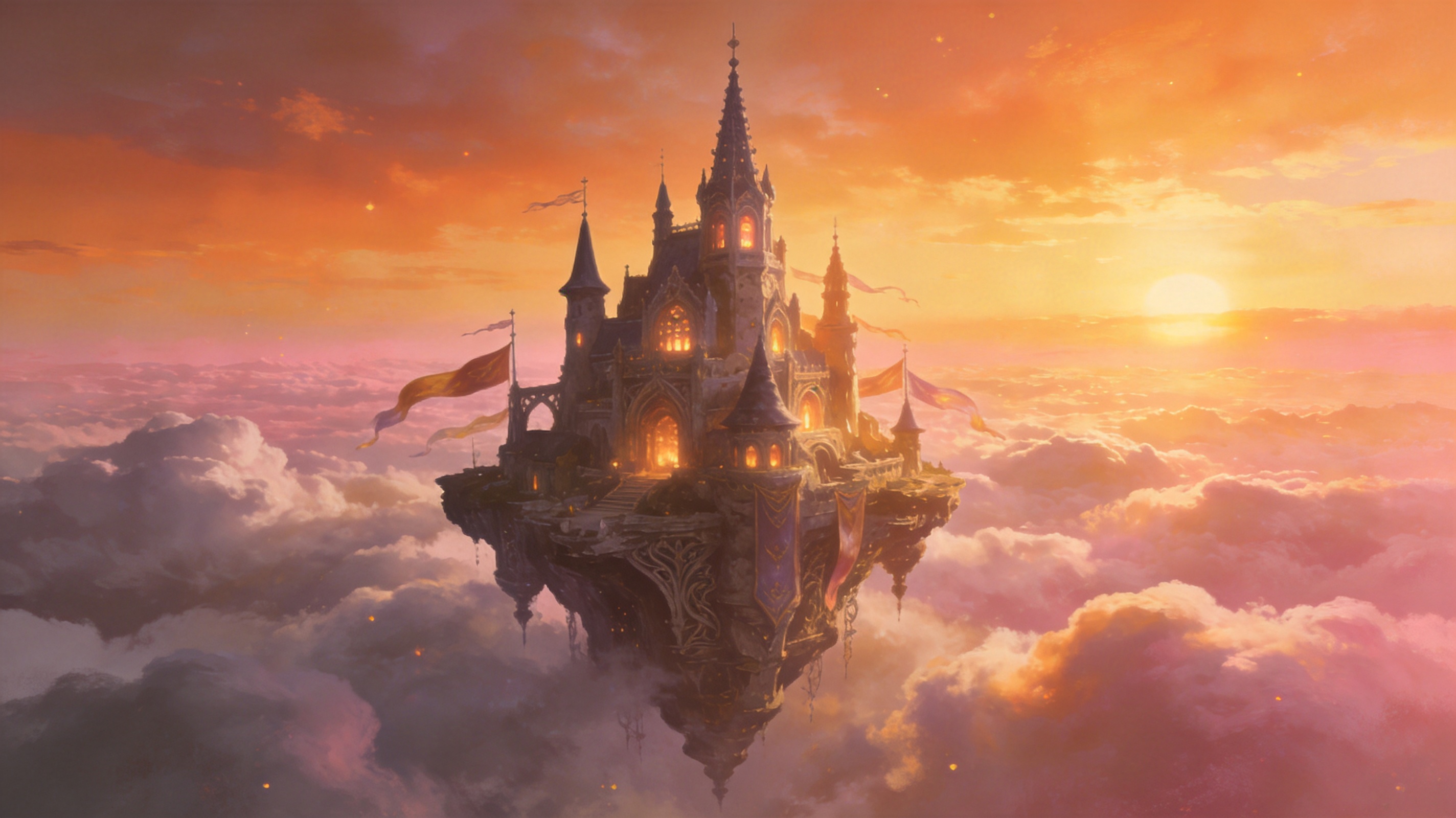 Castle in the clouds